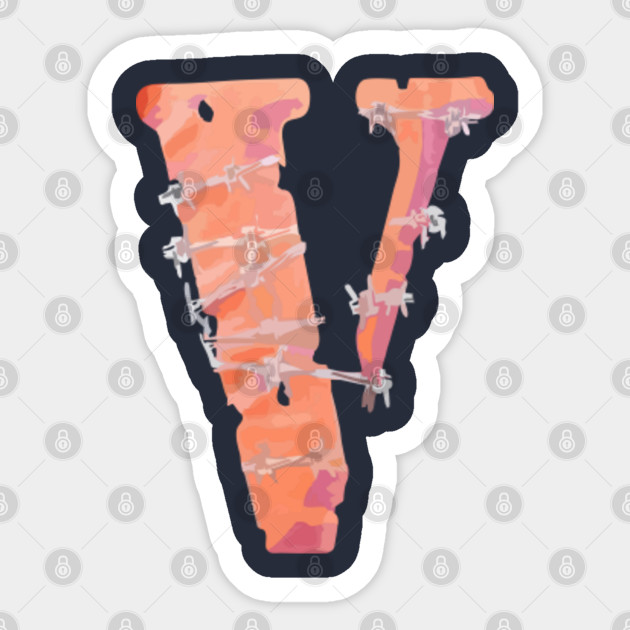 v logo vlone - Vlone - Sticker | TeePublic